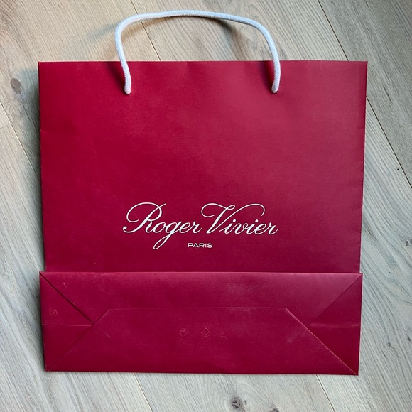 Excellent condition large Roger shopping bag with ribbon - Picture 1 of 5
